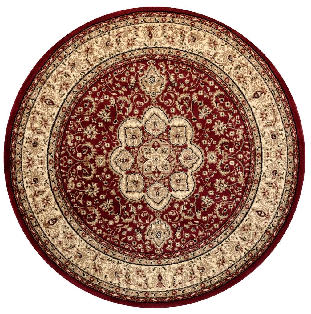 Okrúhly koberec ROYAL ADR vzor 521 bordó