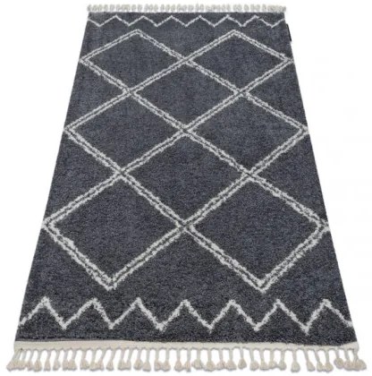 Koberec BERBER ASILA B5970 sivý / biely Fredzle berber marokánsky