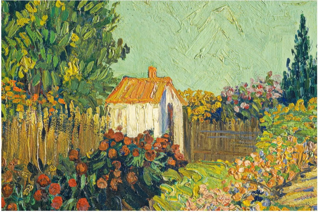 Obraz - Imitator of Vincent van Gogh, Landscape, reprodukcia (90x60 cm)