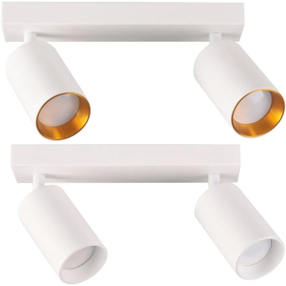 LED stropné/stenové svietidlo 2 x GU10 MARIBEL White GOLDLUX (Polux)