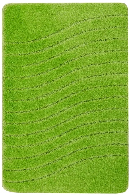 Kúpeľňový koberček Sara Green svetlozelený, vlny