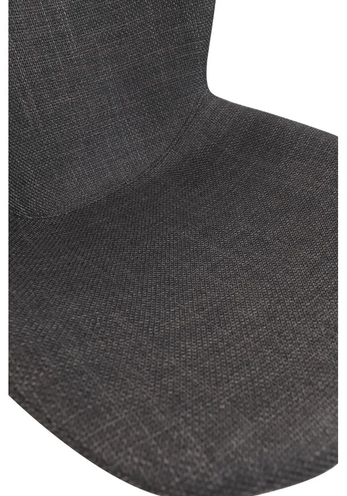 Tmavosivá jedálenská stolička Ross – Unique Furniture