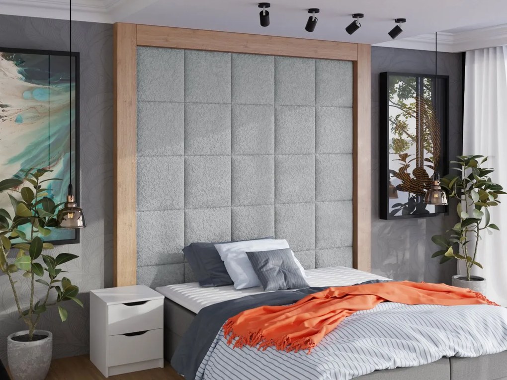 Čalúnený stenový panel Pag 42x42, Farba čalúnenia:: Abriamo 06