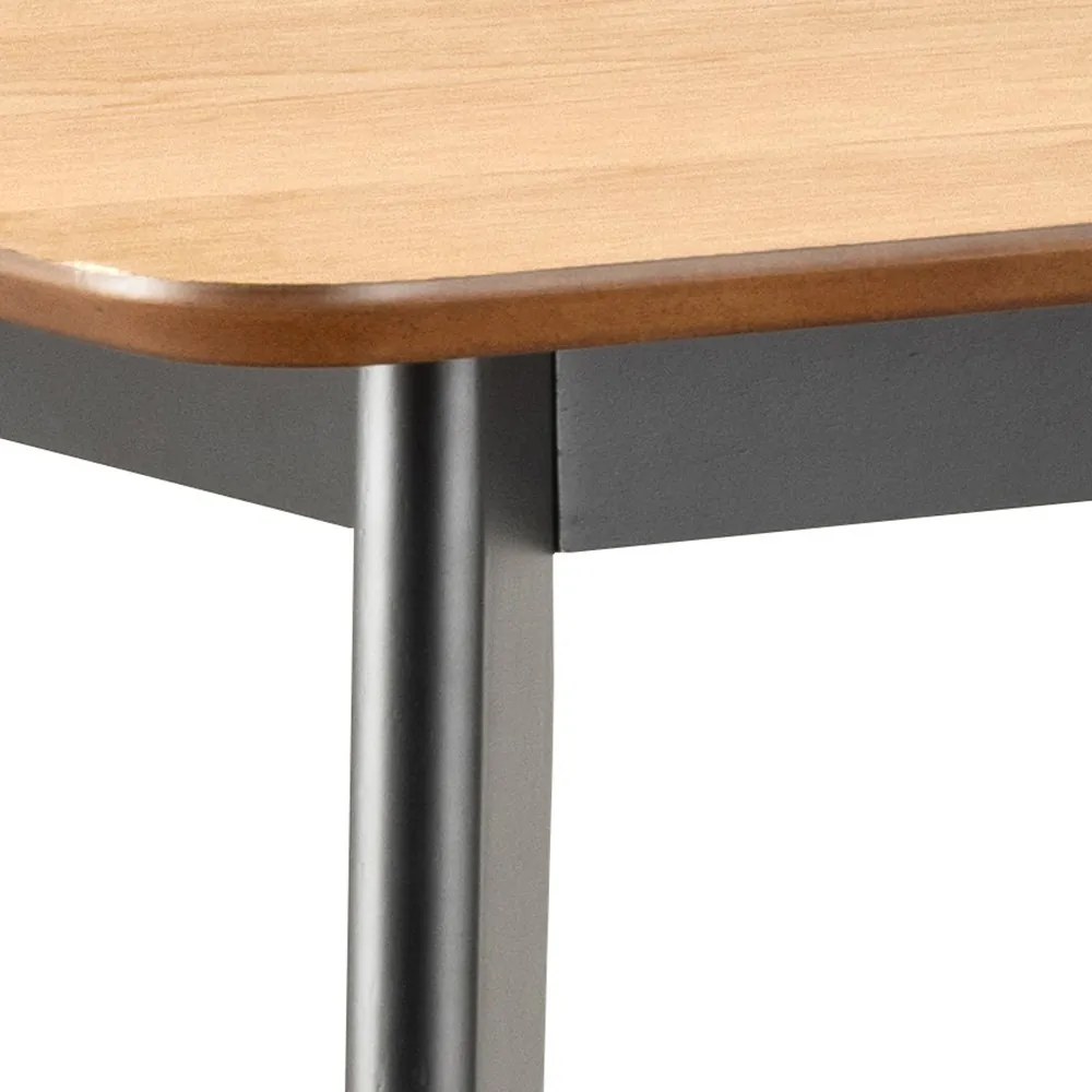 ROXY Dub Prírodný/Čierny - BAROVÝ/KUCHYNSKÝ STÔL VYSOKÝ DREVENÝ DYHA