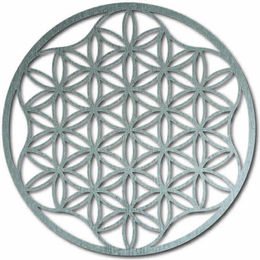 Obraz mandala na stenu z preglejky do 120 cm: Prírodná preglejka - Topoľ  natural Rozmer 50 cm 3964-49819 PR0337