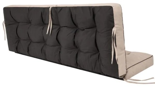 Vankúš na záhradnú hojdačku POLA 100 cm béžový ekolen