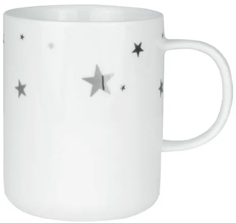 Räder Biely porcelánový hrnček SILVERSTAR