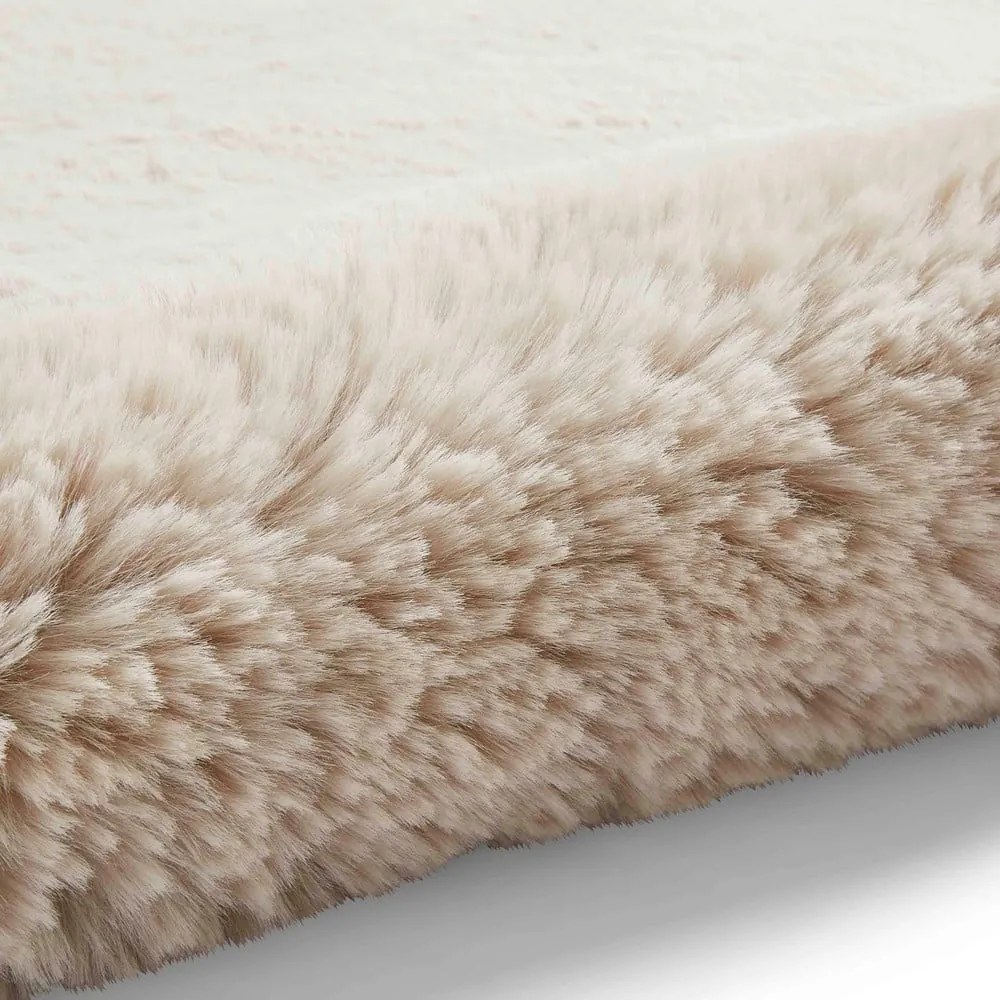 Krémovobiely koberec 60x120 cm Super Teddy – Think Rugs