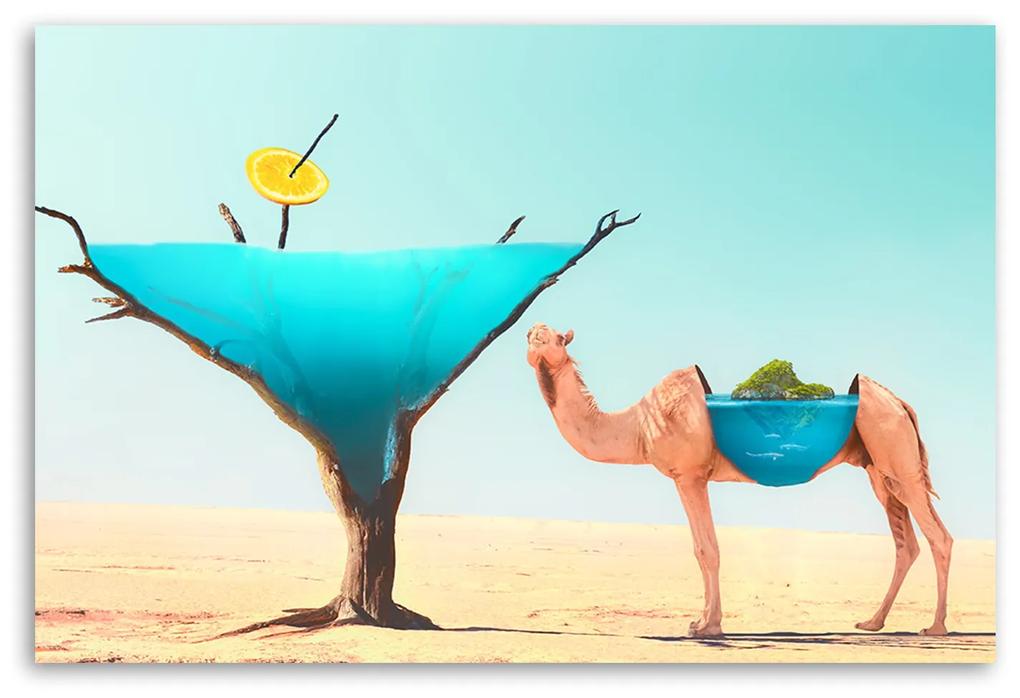 Gario Obraz na plátne Voda z ťavej púšte - Bryantama Art Rozmery: 60 x 40 cm