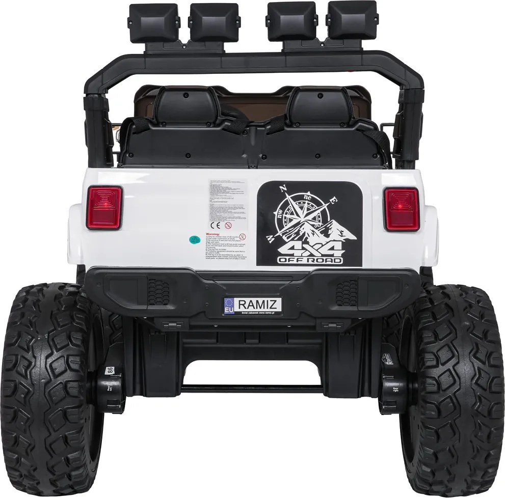 Ramiz Extrémne športové vozidlo 4x4 s premenlivou veľkosťou biele