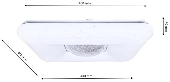 LED Stmievateľné stropné svietidlo YAX LED/24W/230V + DO