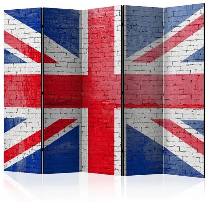Paraván - British flag II [Room Dividers] Veľkosť: 225x172, Verzia: Akustický