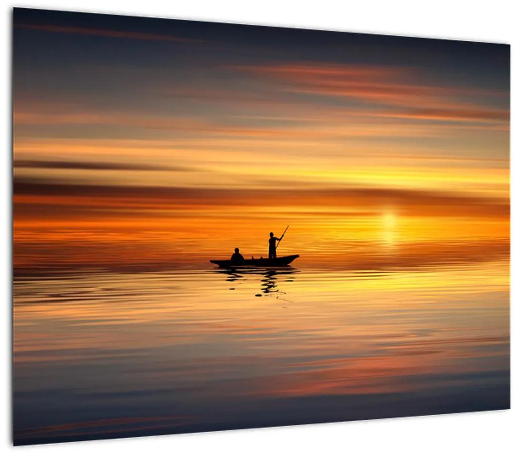 Obraz - plavba na loďke (70x50 cm)