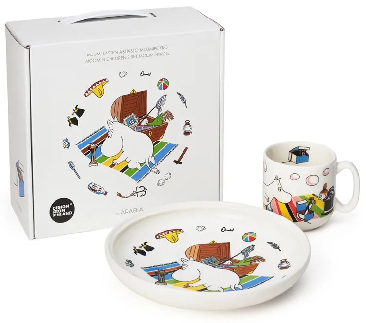 Set hrnčeka a taniera Moomin, darčekový box