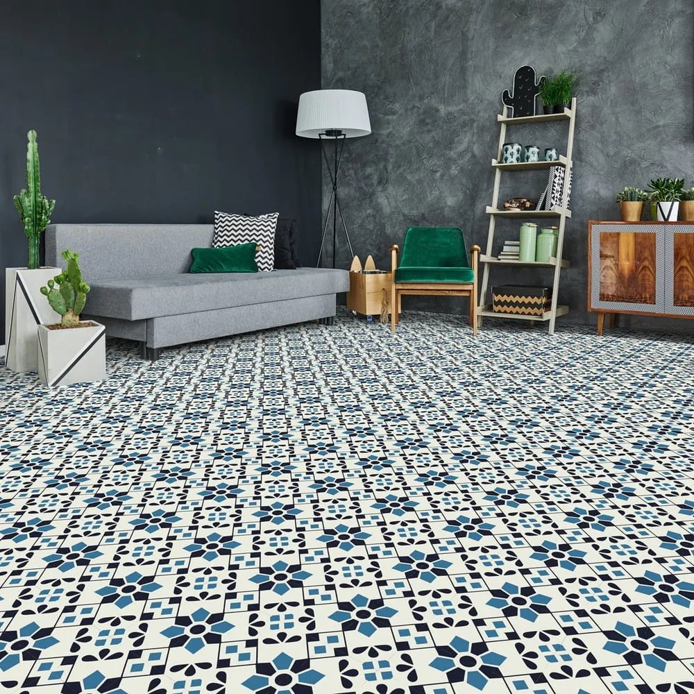 Dlaždicová samolepka Ambiance Karina, 40 × 40 cm