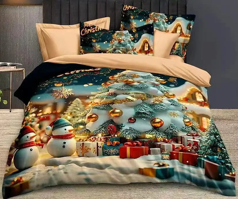 Obliečky Vianoce V7 Bavlna 7-dielna súprava