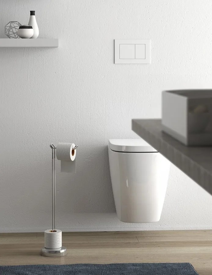Aqualine Aqualine, MINU stojan na toaletný papier, rezervný s držiakom, chróm, MU37