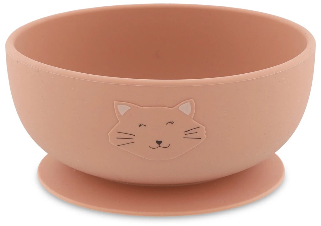 Detská silikónová miska s prísavkou Mrs. Cat