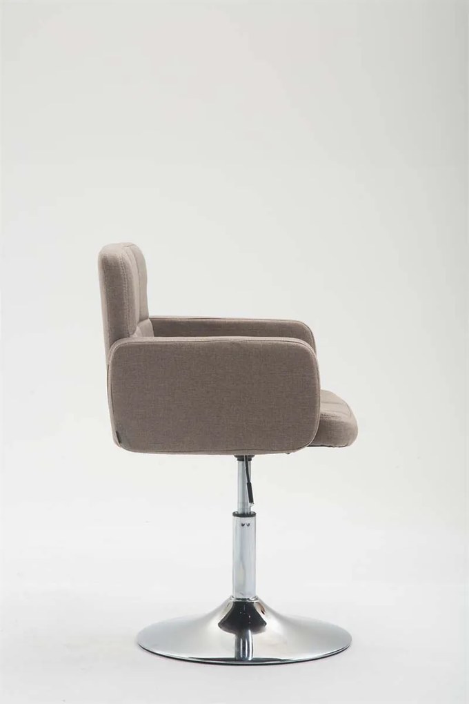 Kreslo L.A. Lounger látka - Sivo-hnedá (Taupe)