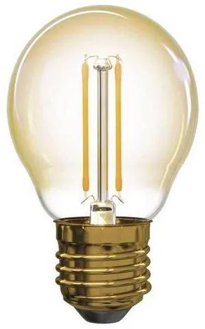 LED Vintage filamentová žiarovka, E27, G45, 2W, 170lm, teplá biela Emos Z74306