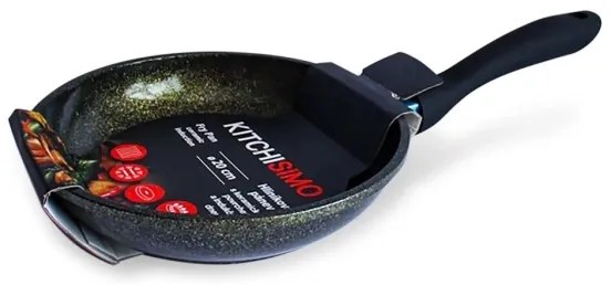 Hlboká panvica KITCHISIMO 20 cm čierna