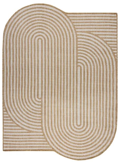 Koberec ORGANIC 2131 geometrický, krémový / naturálny