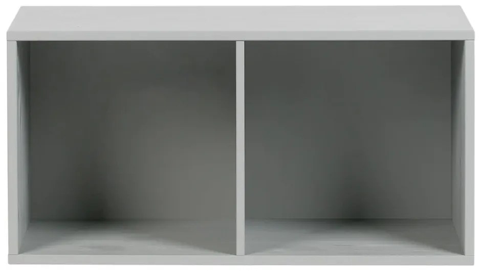 Sivá modulárna knižnica z borovicového dreva 81x41 cm Vt – vtwonen
