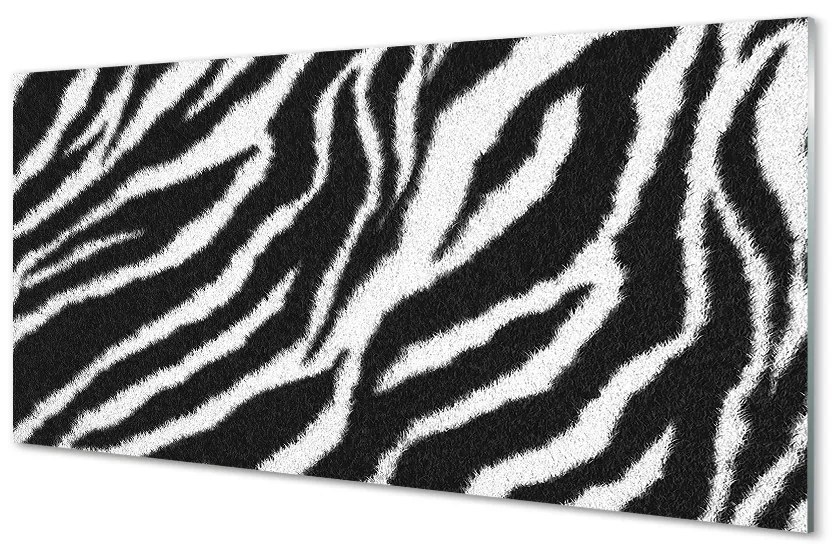 Sklenený obraz zebra fur 100x50 cm 2 Prívesky