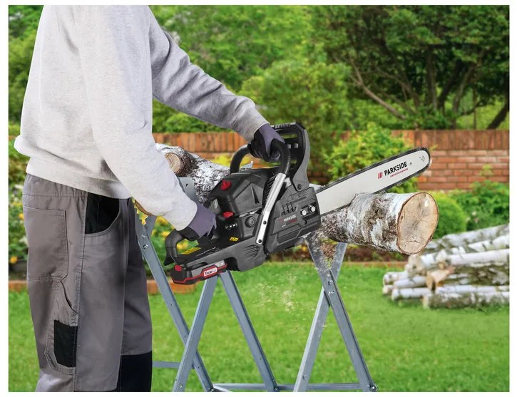 Parkside Performance®  Benzínová reťazová píla s elektrickým štartovaním Ppbks 56 A1  (100377975)