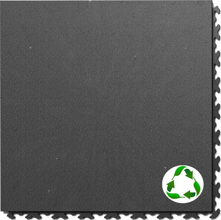 Dlaždica Fortelock Invisible ECO Classic, 468 x 468 mm, grafit/hadia koža