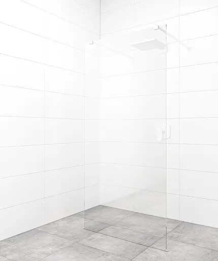 Sprchová zástena Walk-in 140 cm SAT vo farbe profilu biela SATBWI140ZAVB