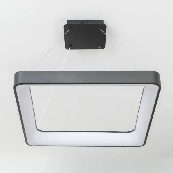 Brilagi - LED stmievateľný luster na lanku FALCON II LED/125W/230V 60x60 cm čierny + diaľkové ovládanie