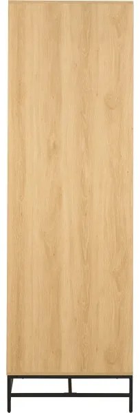Šatníková skriňa OLIVIA 99×200 cm dub