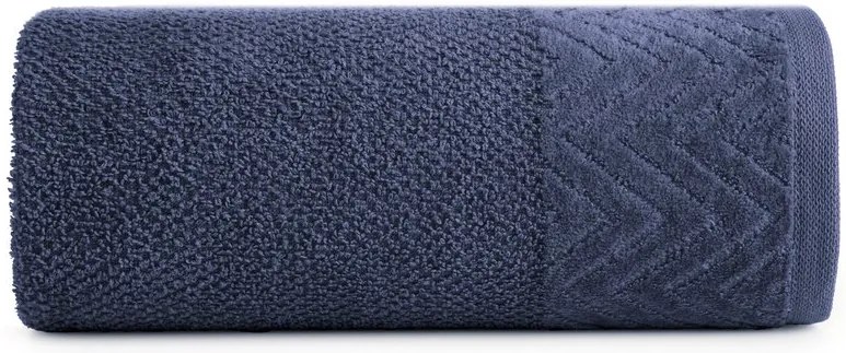 Dekorstudio Uterák LOREN so zamatovým okrajom - granátovomodrý Rozmer uteráku: 30x50cm