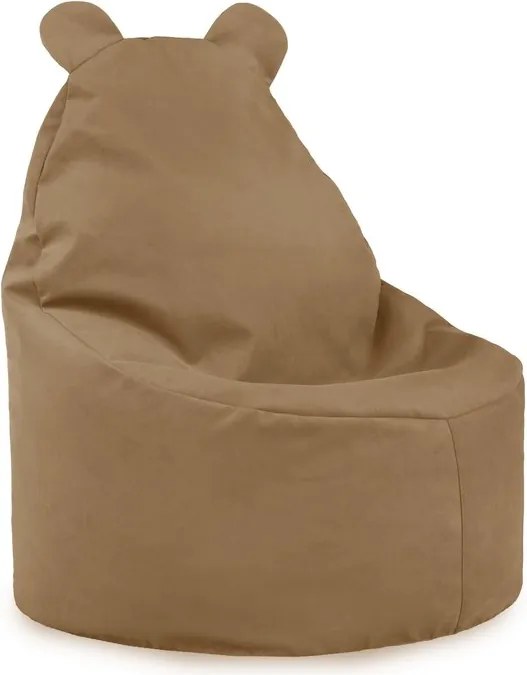 Detské kreslo Sako TEDDY – mäkké plyšové kreslo pre najmenších Farba: Zelený