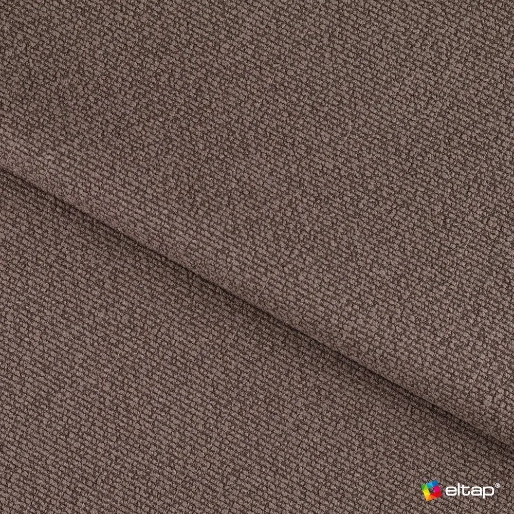 Hnedá čalúnená dvojlôžková posteľ s úložným priestorom s roštom 160x200 cm Carilla – ELTAP