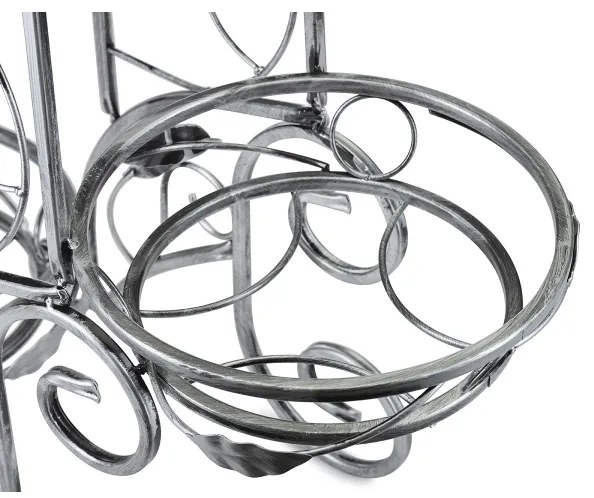 Stojan na kvety 88x65 cm strieborná