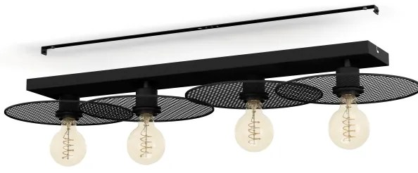 Eglo 43729 - Stropné svietidlo IKESTON 4xE27/40W/230V