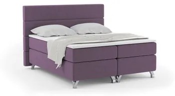 Čalúnená posteľ IMPERIA vrátane úložného priestoru 160x200 Fialová