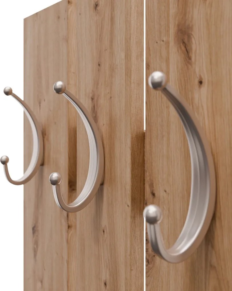 Šatníkový panel na stenu Panelo, dub artisan