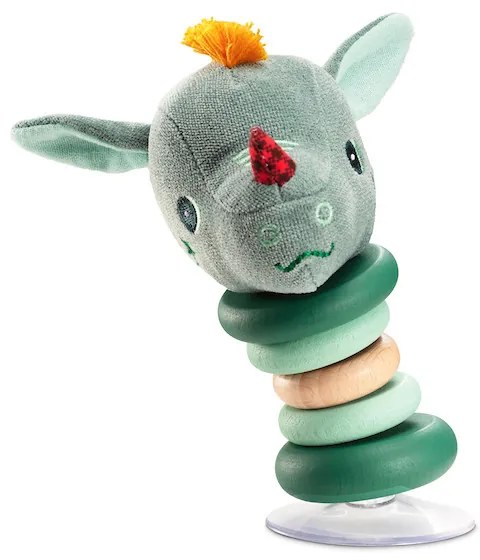 Lilliputiens - hojdacia hrkálka s prísavkou - dráčik Joe