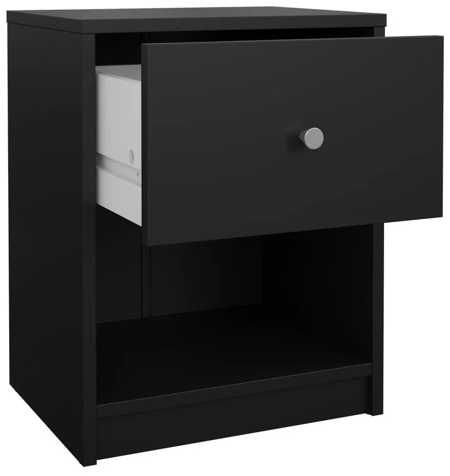 Čierny nočný stolík May – Tvilum