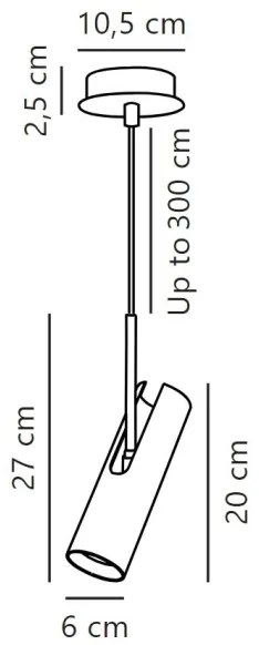 DFTP by Nordlux - Luster na lanku MIB 1xGU10/8W/230V biely