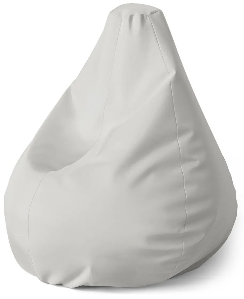 Sablio Sedací vak Pear Ľadovošedá - 70 x 95 x 15 cm