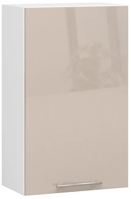 Horná kuchynská skrinka OLIWIA W 50 H720 biela / cappuccino, lesk