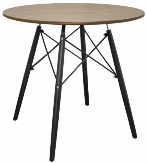 TRENDIE Jedálenský stôl EDDIE 80 cm jaseň