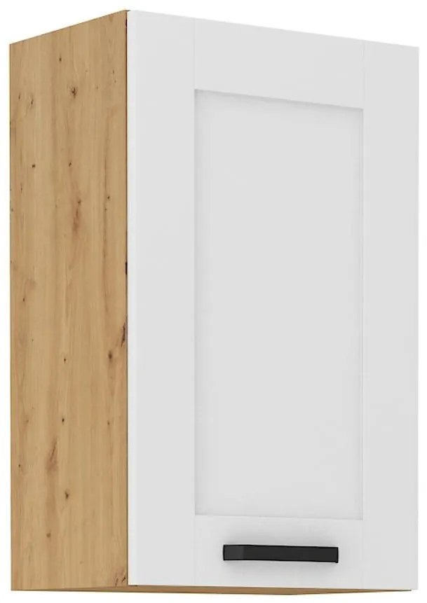 Kuchynská skrinka LUNA biely mat/artisan 45g-72 1f