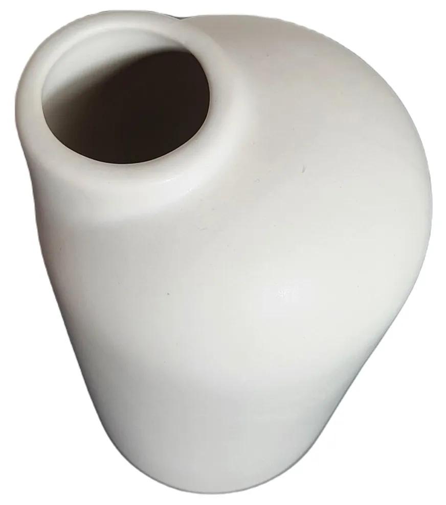 Keramická váza Modern Carafe, White Matt (S)