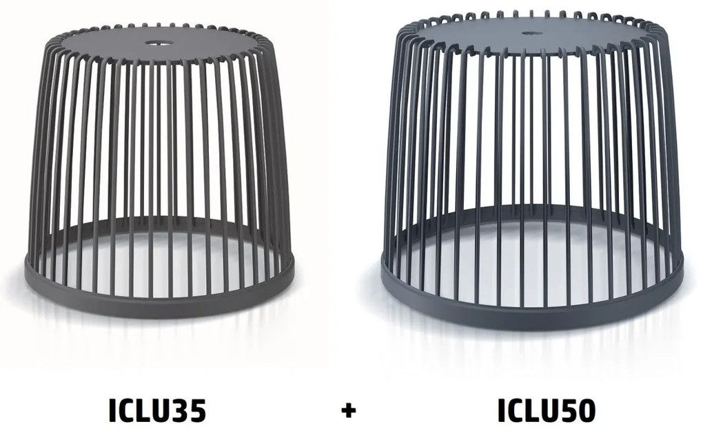PROSPERPLAST Set 2 univerzálnych košov CLUBO 35+50l antracit