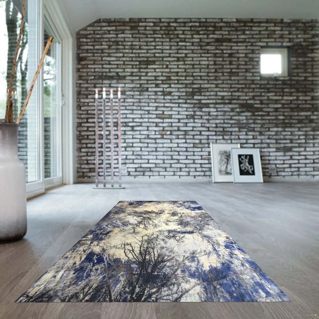 Kusový koberec Lexus 9104 Blue, 140x190, modrá, obývacia izba, Berfin Dywany